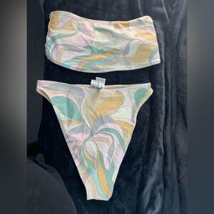 Pastel Abstract Bikini Set